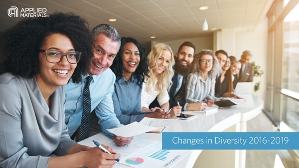 Changes in Diversity 2016 - 2019 - Page 1