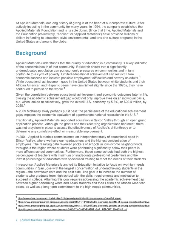 Applied Materials Education Initiative - Page 2