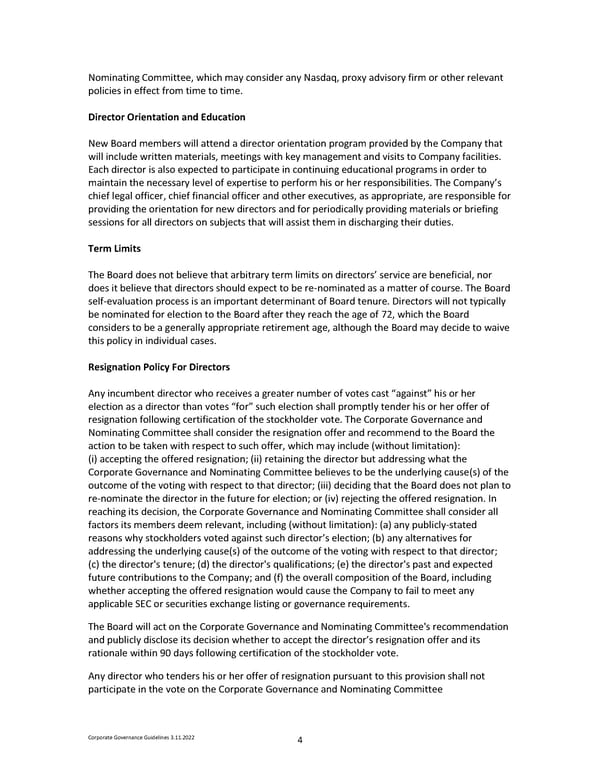 Corporate Governance Guidelines Core - Page 4